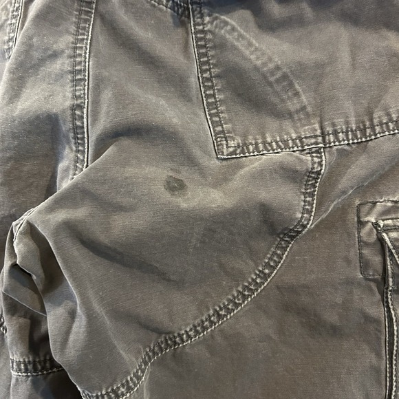 Vintage Mossimo Supply Mens Cargo‎ Shorts 36 Gray Relaxed Baggy Skater y2k - Picture 5 of 6